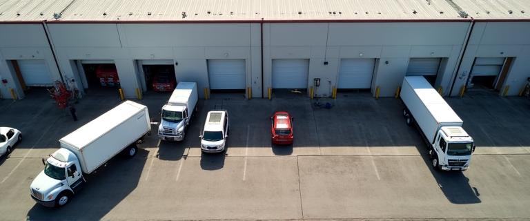 Aerial view of our Sacramento logistics hub
